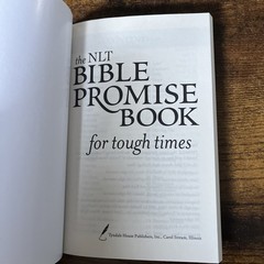 NLT Bible Promise Book for Tough Times by Ronald A. Beers (2011, Trade…