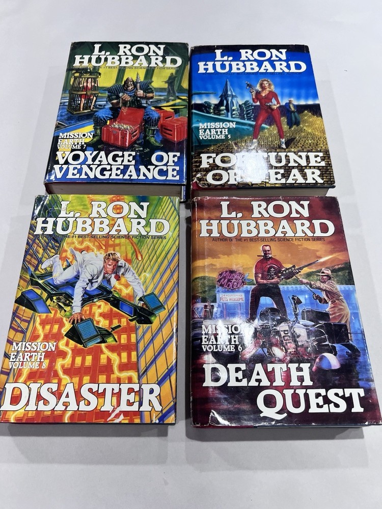 L. Ron Hubbard Hardback Book Voyage Of Vengeance Fortune Of Fear Disaster Death