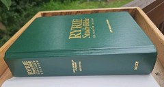 SCARCE! 1995 NASB Ryrie Study Bible Thumb Indexed HCDJ 1995c. USA GOOD+