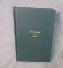 AREA HANDBOOK FOR NIGERIA 1972 DA PAM 550-157 Hardback