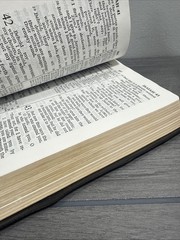 Circa 1962 World Publishing RSV Bible Black Morocco Leather GOLD EDGE