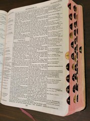 1934 Vintage KJV Thompson Chain Reference Bible Leather B. B. Kirkbridge Bible