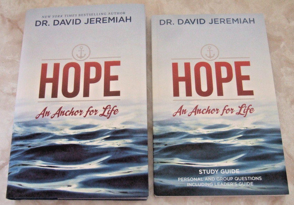 DR. DAVID JEREMIAH HC BOOK AND STUDY GUIDE HOPE AN ANCHOR FOR LIFE 2016