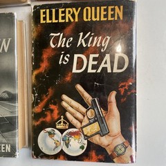 Lot Of 6 Vtg Ellery Queen Mysteries HC/DJ GOOD 1930s, ‘40s, 50s Publications