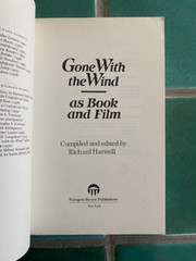 Gone With The Wind As A Book and Film – 1987 First Paperback Edition R. Harwell