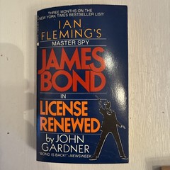James Bond Novels By John Gardener 7 Novels 8 In Total Vg Condition