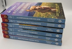 Lot of 6 Love Inspired Inspirational Romance Fiction Book August 2024 Paperback
