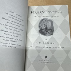 Harry Potter rare error and the Deathly Hallows J.K. Rowling 1st/1st 2007