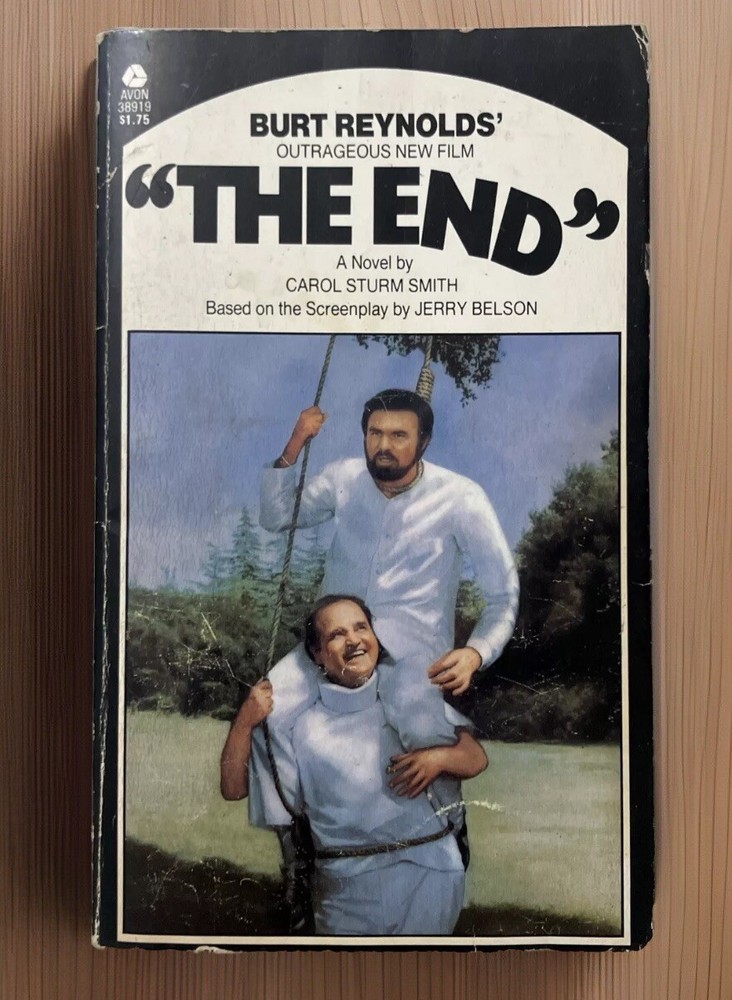 The End Movie Tie-In PB 1978 First Avon Printing Burt Reynolds VG Vintage