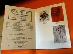Wassily Kandinsky 16 Art Nouveau Stickers (Dover Fine Art) each is 1.75″ x 2.5″