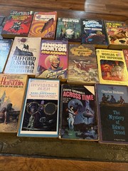 Lot Of 16 1970s 1960s 1950s Sci Fi Books Hawthorne, Grinnel, Harrison, Heinlein
