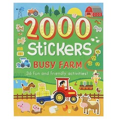 2000 Stickers: Busy Farm Activity and Sticker Book for Kids Ages 3-7 (Puzzle…