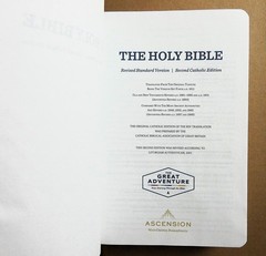 The Great Adventure Bible RSV Second Catholic Edition Navy Blue Ascension FS!!