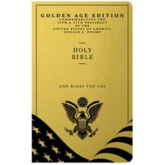 God Bless The USA Bible – Golden Age Edition – Endorsed by President Trump (NIB)