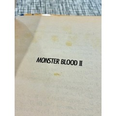 R.L. Stine Goosebumps Monster Blood Trilogy Book Lot #3 #18 #29 First Editions