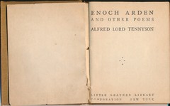 ENOCH ARDEN AND OTHER POEMS ALFRED LORD TENNYSON LITTLE LEATHER LIBRARY 1920’S