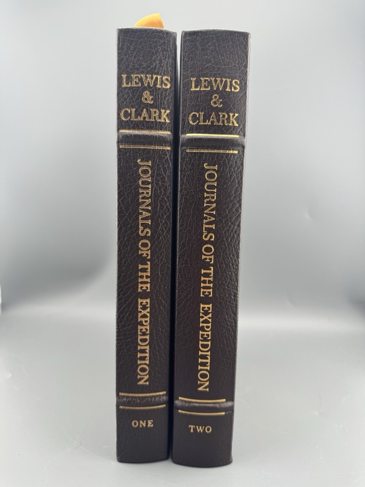 Easton Press Journals of the Expedition Lewis & Clark Leather Complete 2 Vol Set