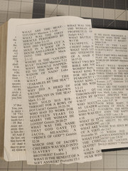 HOLY BIBLE Giant Print with Study Helps KJV Red Letter ~ Dugan 710 Black 1984 SC