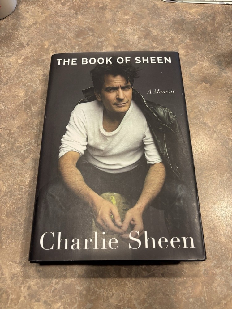 CHARLIE SHEEN THE BOOK OF SHEEN SIGNED AUTOGRAPHED HARDCOVER 1ST EDITION #10