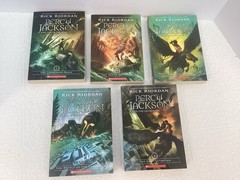 Set/5- Rick Riordan/Percy Jackson & the Olympians Series Books 1-5 Paperbacks