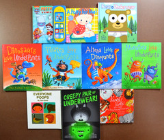 Lot 10 Potty Theme Picture Books for Boys Pirate Underpants Potty Training S4