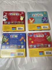 Never Touch A Book Collection of 4 Children’s Books Dinosaur,Monster, Dragon,elf
