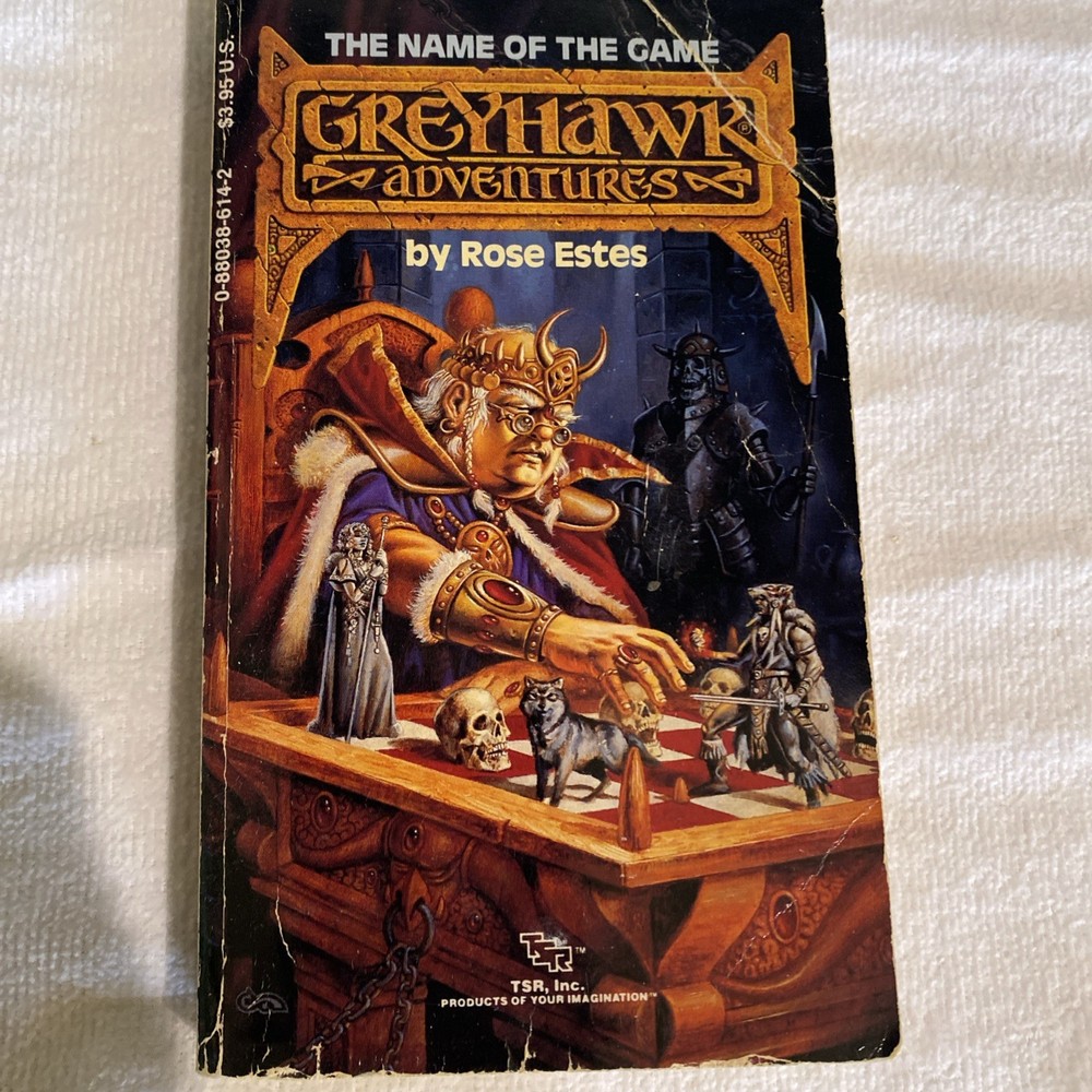 Greyhawk Adventures Book 6 The Name Of The Game Rose Estes TSR 1988 First Print