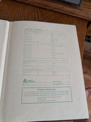 Avery Account Record Book 56-231 Hardcover 1st 6 Pages are torn out
