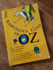 1961 Marvelous Land of Oz With 16 Color Plates! L. Frank Baum Vintage Paperback