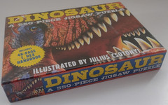 Dinosaur T-Rex Puzzle 550 pcs 18×24 NIB Sealed + 48 page T-Rex Handbook