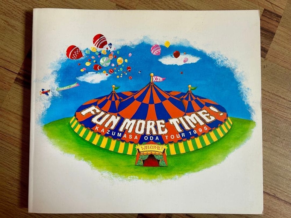 Kazumasa Oda FUN MORE TIME TOUR 1995 Concert Pamphlet Rare Photos