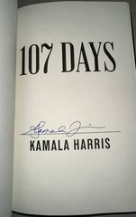 Kamala Harris SIGNED BOOK Vice President 107 Days HC AUTOGRAPHED 1ST EDITION