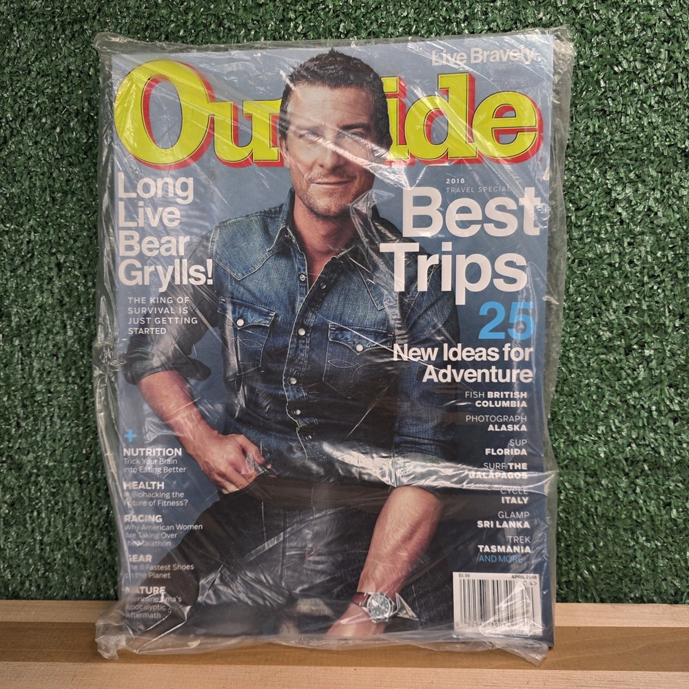 Bear Grylls – Outside Magazine – April 2018 – 2018 Travel Special Best Trips