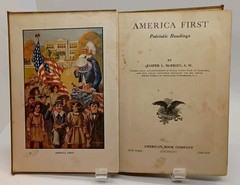 America First Patriotic Readings 1916 Hardcover By Jasper L. McBrien Antique