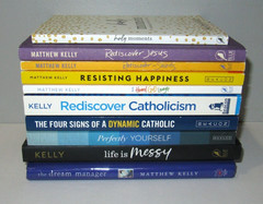 Lot of 10 books by Matthew Kelly TPB/HB Rediscover Catholicism Saints Jesus Holy