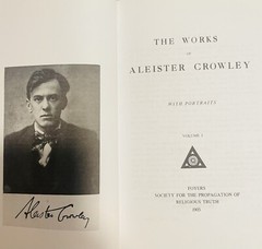 Collected Works of Aleister Crowley Hardcover, 3 Volume Set (with portraits)