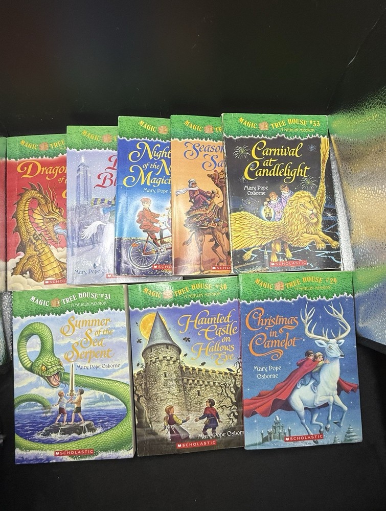 Magic Tree House Merlin Missions Lot of 8 Books #29-31 33-37 Mary Pope Osborne