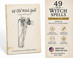 Old Handwritten Witchcraft Spell book – Grimoire for Wicca & Magick Witch Wiccan