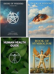 Book of Wisdom Volumes 1, 2, Book of Symbolism & Human Health Guide 4 books USA