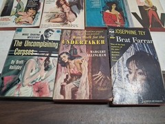 1940s Murder Mystery Trade Paperback Lot 11 Books PB Death Saint Kitten Kill