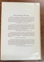 Duncan Robinson: Texas Teacher & Humanist Signed 1976 Hardcover 1st. Ed.