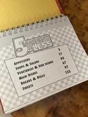 5 Ingredients or Less Cookbook Small Unbranded Quick Meals Counter Stand