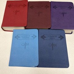 A Game of Thrones: A Song of Ice and Fire, Leather-Cloth 5-Book Set