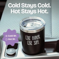 20oz Insulated Tumbler – Perfect Gift for Dads – Like Father Like Son Cup