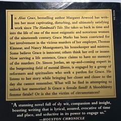 Alias Grace : A Novel by Margaret Atwood (1997, Trade Paperback) Book