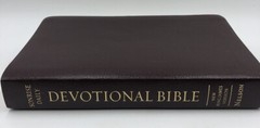 Sonrise Daily Devotional Bible~Thomas Nelson 2004 Bonded Leather ~ Burgundy