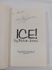 SIGNED Ice! Tristan Jones 1978 HC First Edition 1st Printing Sailing Sail Boat