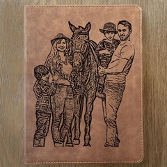Personalized KJV Bible, Wide Margin, Your Photo Engraved Cover, Christian Gifts