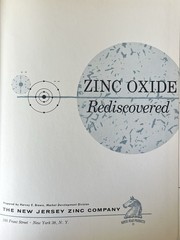 1957 Zinc Oxide Rediscovered New Jersey Zinc Semiconductor Chemistry