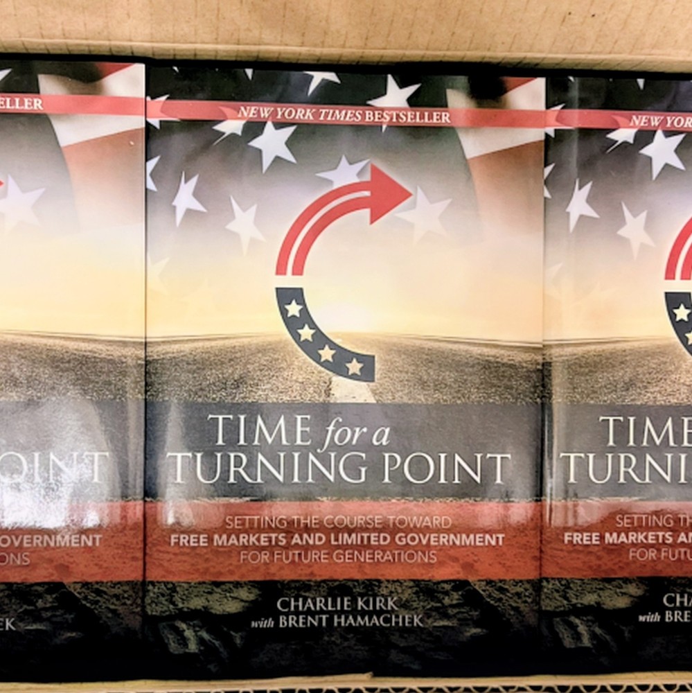 Charlie Kirk Book – Hardcover – Time for a Turning Point: Setting the Course